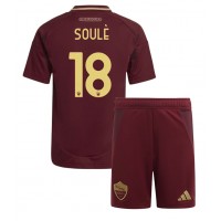 AS Roma Matias Soule #18 Domáci Detský futbalový dres 2024-25 Krátky Rukáv (+ trenírky)